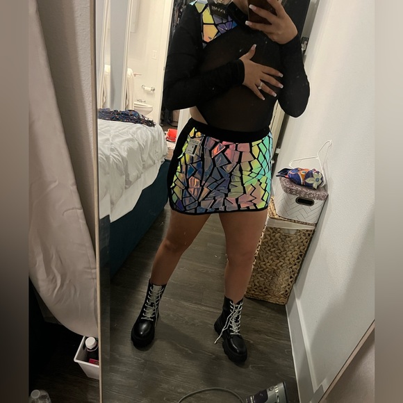 Show Stopper Asymmetric Skirt